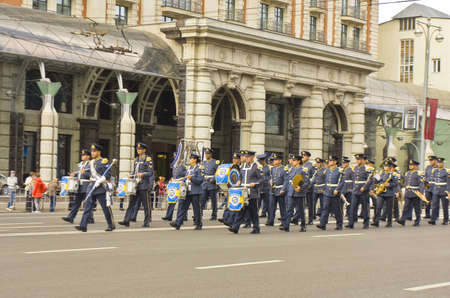 Moscow, Russia - September 01, 2012: international festival of military orchestras のeditorial素材