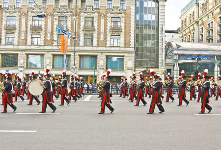 Moscow, Russia - September 01, 2012: international festival of military orchestras のeditorial素材