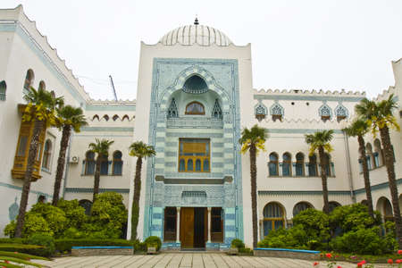 Crimea, Ukraine - May 26, 2012: palace Dulber in area Mishor in region Crimea.のeditorial素材