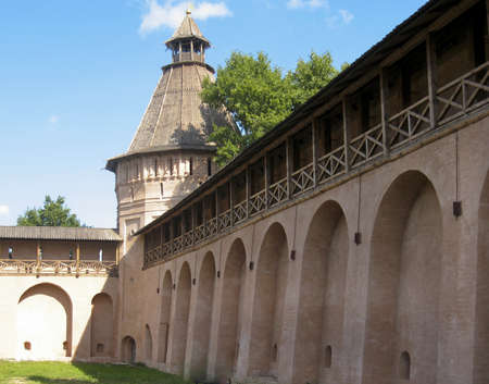 Orthodox monastgery in historical town Suzdal in Russia.のeditorial素材