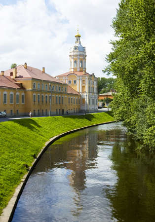 St. Petersburg, Russia - July 09, 2012: monastery Lavra of Alexander Nevskiy.