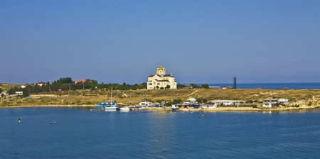 Cathedral of St. Vladimir in town Sevastopol in region Crimea.の写真素材
