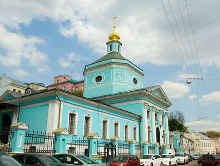 Orthodox Trinity church in Serebrennikah in Moscow.