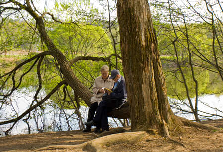 MOSCOW - April 29, 2014: people rest in park Izmaylovsky, the biggest park of Europe.のeditorial素材