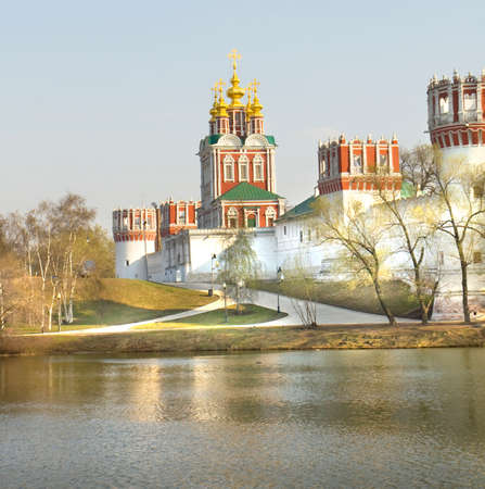 Novodevichy monastery in Moscow, Russia.の写真素材