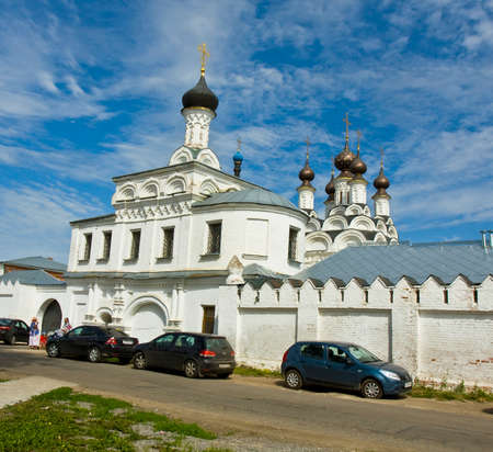 MUROM, RUSSIA - JUNE 16: Annunciation orthodox monastery on June 16, 2013 in town Murom, Russia, exists from 1553.のeditorial素材