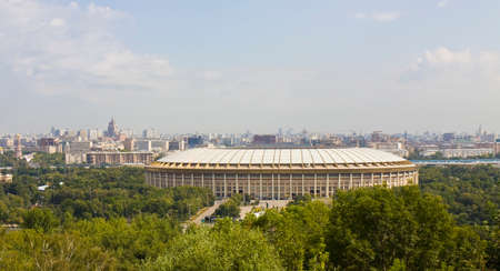 Stadium "Luzhniki" - the main stadium of Moscow.のeditorial素材
