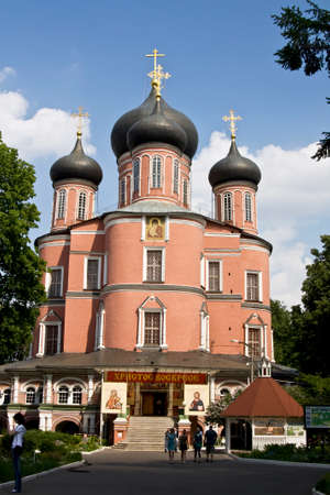 MOSCOW - MAY 29, 2011: Donskoy monastery, has been built in 1591 year.のeditorial素材