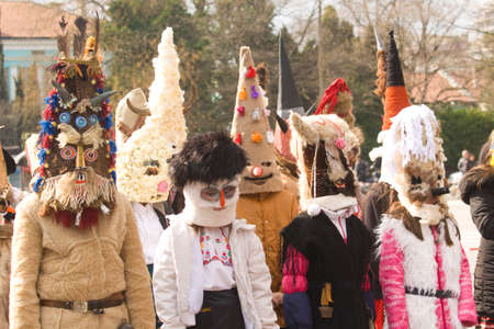 VARNA, BULGARIA - MARCH 26, 2016: carnival devoted to the World Puppetry Day.のeditorial素材