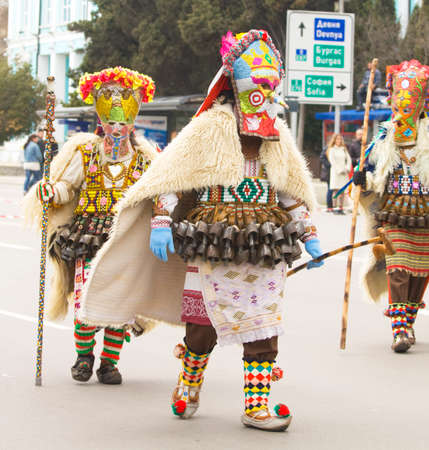 VARNA, BULGARIA - MARCH 26, 2016: carnival devoted to the World Puppetry Day.