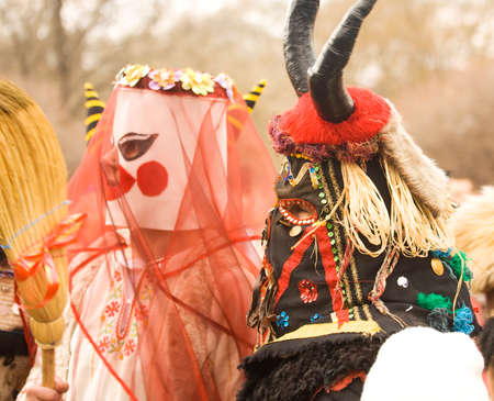 VARNA, BULGARIA - MARCH 26, 2016: carnival devoted to the World Puppetry Day.