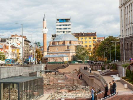 SOFIA, BULGARIA - OCTOBER 08, 2017: Djamilia mosque, builg in 15のeditorial素材