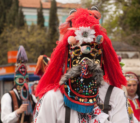 VARNA, BULGARIA - APRIL 29, 2017: Carnival Holiday of masks, carnival and theater costumes and national costumes.のeditorial素材