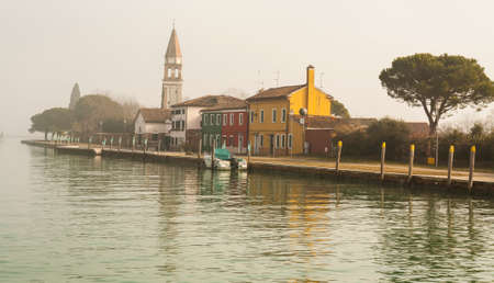 Island Burano near Venice Italyの写真素材