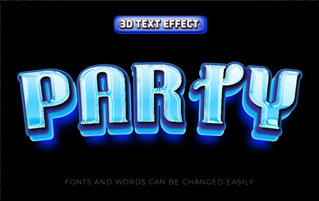 3d editable text effectのイラスト素材
