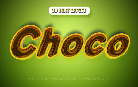 3d editable text effectのイラスト素材