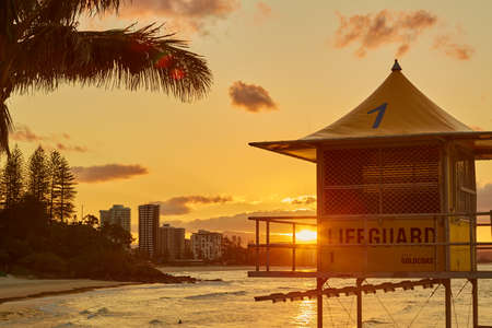 Lifeguard at Gold Coastのeditorial素材