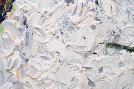 Expressive embossed pasty oil paints and reliefs.の写真素材