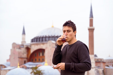 Tourism in Istanbul, Turkey.の写真素材