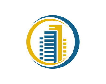 Real Estate   Property and Construction Logo design for business corporate signのイラスト素材