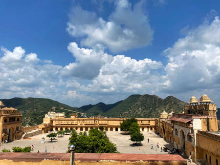 View from Amer Fort top in Jaipur