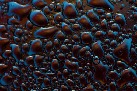 abstract background - waterdrops on background of vinaceous color. horizontal image