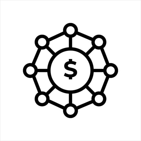Budget Income icon Icon symbol Illustration Designのイラスト素材