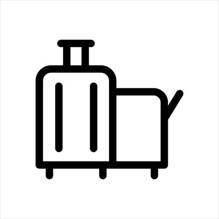 Bag luggage Icon Vector Illustration Designの写真素材