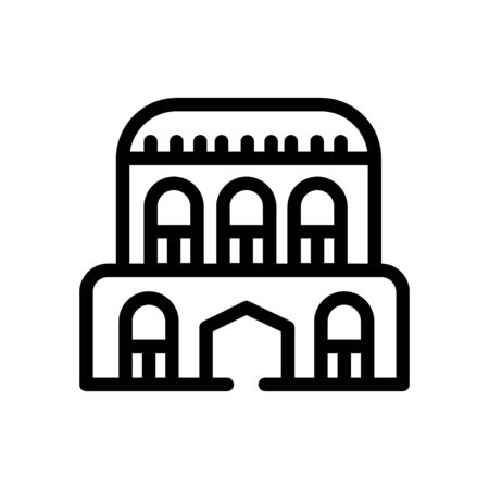 Building vacation icon Illustration Designのイラスト素材