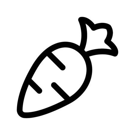 Carrot Food Icon Symbol Illustration Designのイラスト素材
