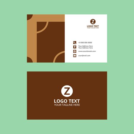 Grey elegant business card templateのイラスト素材