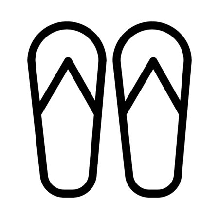 Flip Sandals icon Symbol Illustration Designのイラスト素材