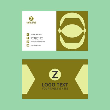 Lime Nice Business Card Templateのイラスト素材