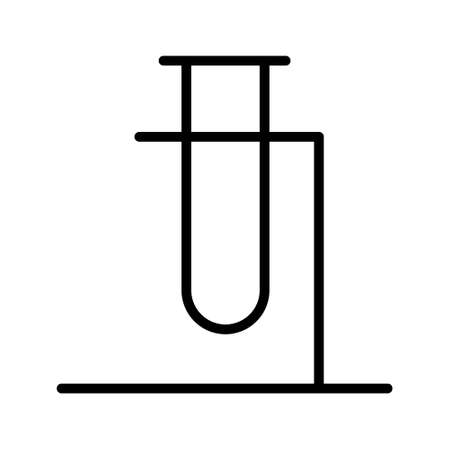 Blood chemistry laboratory test tube tubes iconのイラスト素材