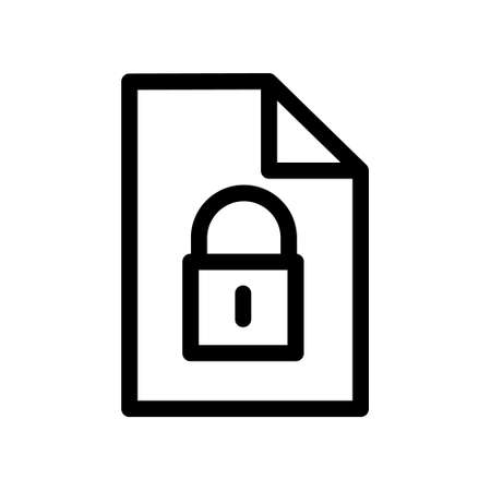 Document file page paper iconのイラスト素材