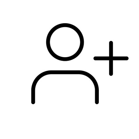 User plus icon Design nice to seeのイラスト素材