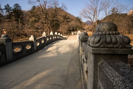 the stone bridgeの写真素材