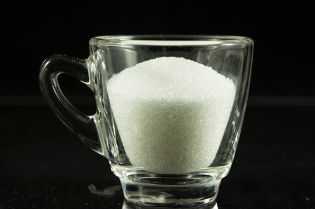 sugar cane in the glass shotの写真素材