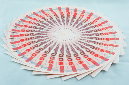 banknote thailand currency bahtの写真素材