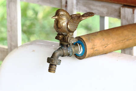 Birds Shape Basin Faucetの写真素材