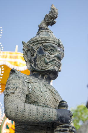 Statue of Giant in thai styleの写真素材