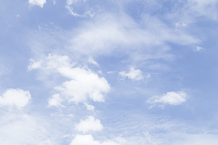 White Cloud on the blue sky mean freedom and dreamの写真素材