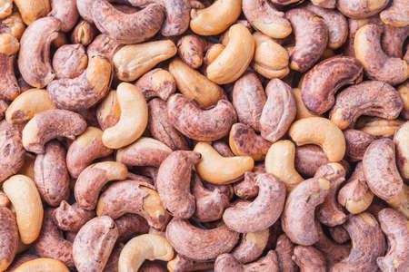 Salted cashew nutsの写真素材