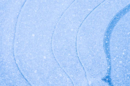 closeup to blue ice background texture
