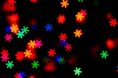 Winter holiday abstract background with snowflake shapesの写真素材