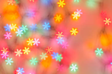 Winter holiday abstract background with snowflake shapesの写真素材