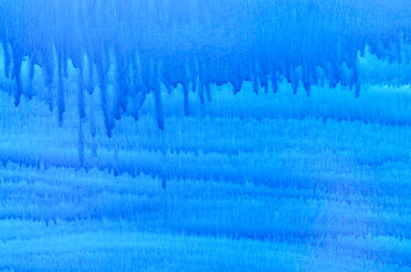 black watercolor painted background textureの写真素材