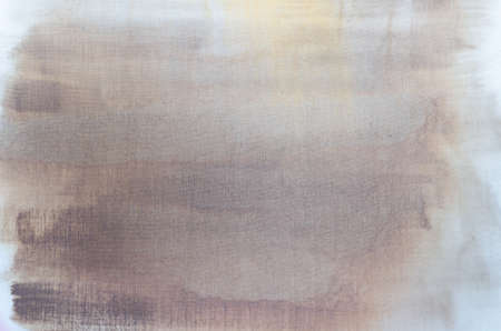 brown painting  texture on artistic canvas backgroundの写真素材