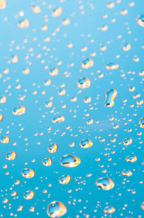 macro of water drops background