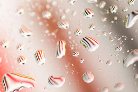 macro of water drops backgroundの写真素材